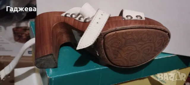 дамски обувки 10 см ток, снимка 2 - Дамски обувки на ток - 50155729