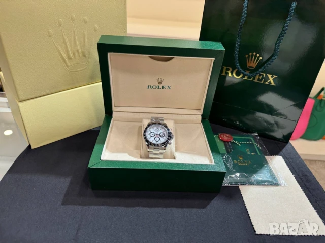 висококачествен часовник в кутия rolex , снимка 5 - Мъжки - 51404633