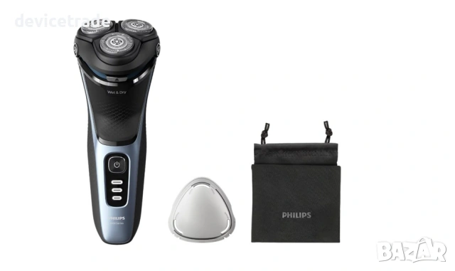 Самобръсначка Philips Shaver Series 3000 S3243/12, Мокро и сухо бръснене