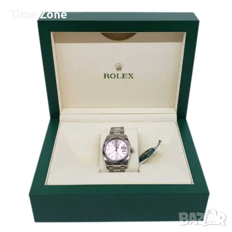 Rolex Datejust 36mm Steel Pink Dial Automatic Дамски Различни Варианти, снимка 2 - Дамски - 48183173