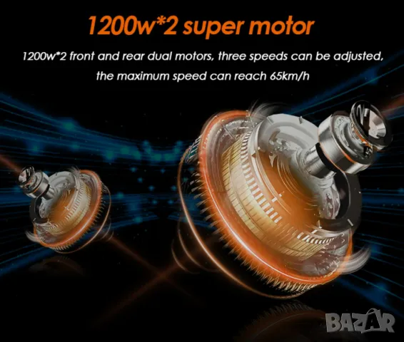 Електрически скутер/тротинетка KuKirin G3 PRO 2400W 23.4AH, снимка 3 - Други спортове - 48425475