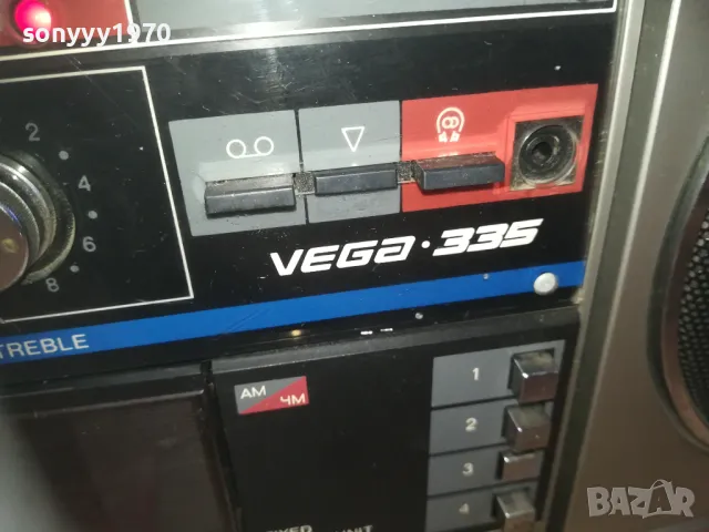 VEGA-335 MADE IN USSR-КАСЕТОФОН 2909241957LNVD, снимка 8 - Радиокасетофони, транзистори - 47398655