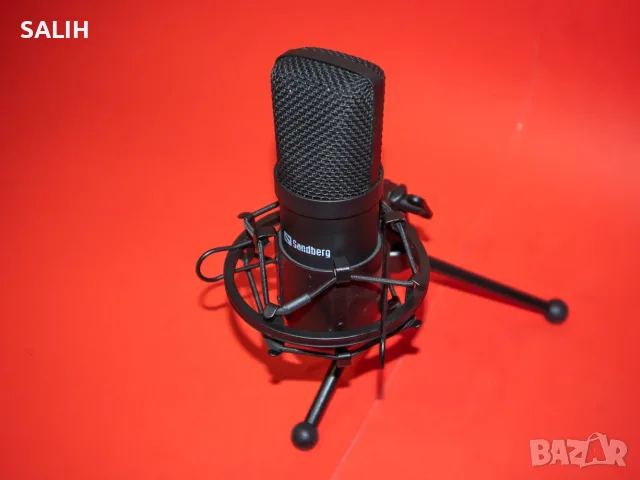 Sandberg 126-09 Кондензаторен USB Микрофон за Стрийминг, Гейминг, Подкаст и YouTube, снимка 10 - Микрофони - 55973564