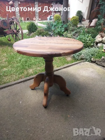 Маса от дърво (кръгла маса), снимка 10 - Маси - 48264129