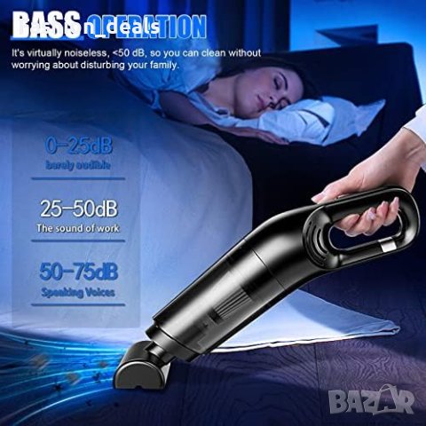 Нова Безжична Ръчна Прахосмукачка 120W За Дома и Кола, снимка 6 - Други стоки за дома - 42712777