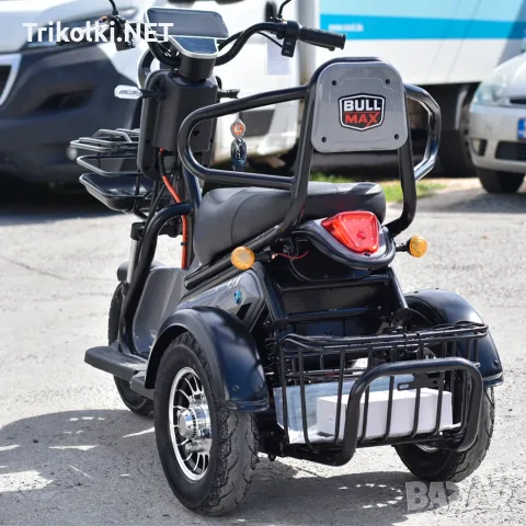 PUDDING V.2 1800W, 48V, 20Ah, CoC сертификат, 25 км/ч, двуместна електрическа триколка, снимка 3 - Мотоциклети и мототехника - 56242992