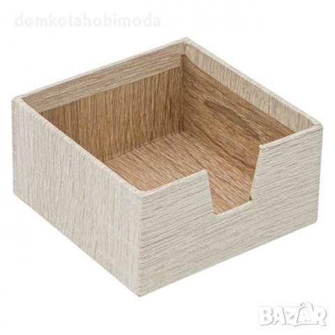 Поставка за бележки, Дърво и хартия.9,5х9,5х5