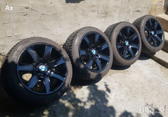 BMW 17" style 44 с зимни гуми RIKEN 225/45/17 dot: 2523