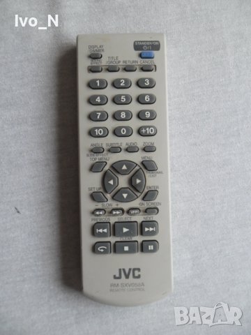 Дистанционно JVC RM-SXV058A за DVD.