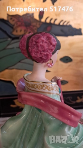 Порцеланова фигура lena liu , снимка 4 - Статуетки - 51860288