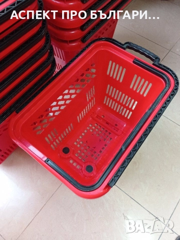 Кошница за пазаруване 54л на колелца , снимка 5 - Оборудване за магазин - 52498159