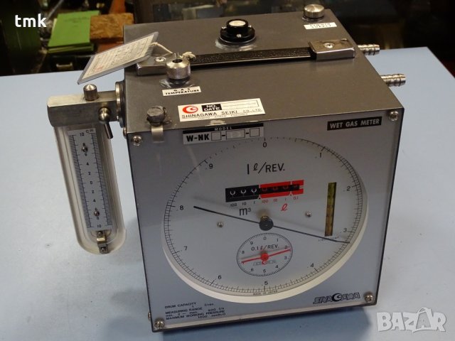 газметър SHINAGAWA SEIKI wet gas meter W-NK-1 B, снимка 2 - Други машини и части - 34100320