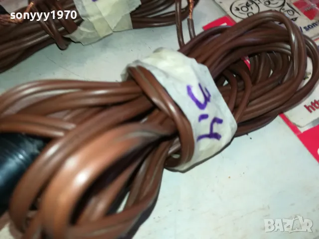 КАФЯВИ КАБЕЛИ ЗА ТОНКОЛОНИ 1Х2М И 1Х3,4М-ВНОС ГЕРМАНИЯ 0903251211, снимка 12 - Тонколони - 49420540