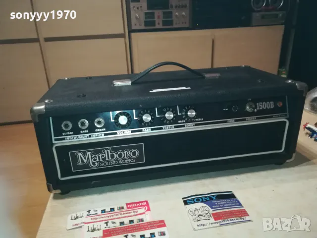 MARLBORO 1500B AMPLIFIER-MADE IN USA-ВНОС SWISS 2010241942, снимка 4 - Ресийвъри, усилватели, смесителни пултове - 47654359
