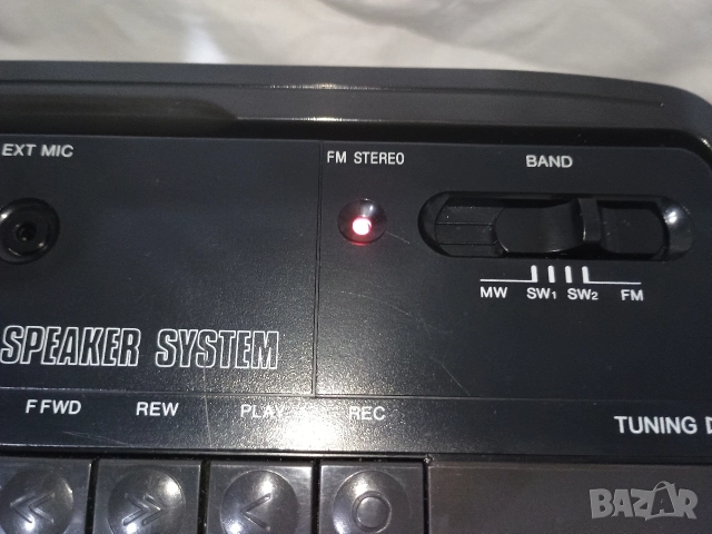 Радиокасетофон SANYO MW 717 AM/FM Stereo Boombox, снимка 8 - Радиокасетофони, транзистори - 52778586