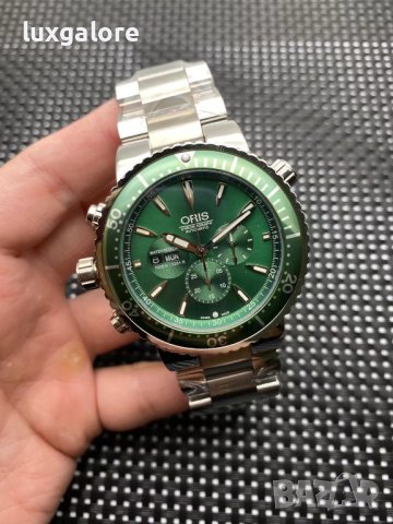 Мъжки часовник ORIS Carlos Coste Chronograph Limited Edition с кварцов механизъм, снимка 2 - Мъжки - 44174491