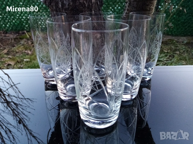 Български кристален сервиз за вода