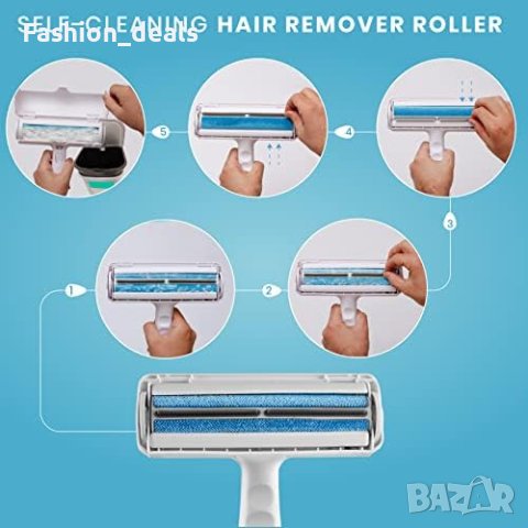 Нов Миещ се Ролер за премахване на косми от домашни любимци Многократна употреба Килими Дрехи, снимка 7 - Други стоки за дома - 42192647