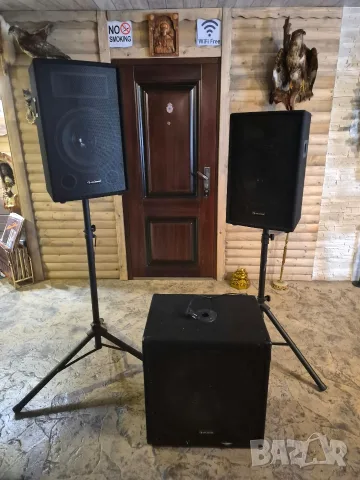 Aктивен PA комплект Cube 1812, 2.1, 1600 W, 18" subwoofer, 2 x 12" репордуктори