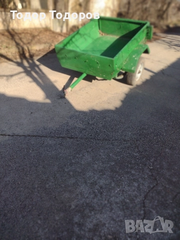 Оригинално ремарке за лек автомобил или мотоблок пловдивски акме или руджерини или фреза., снимка 4 - Селскостопанска техника - 52453960