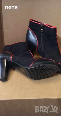 черни боти Мегияс, снимка 3 - Дамски боти - 41754840