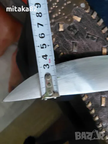 Нож с месингова кания , снимка 4 - Други ценни предмети - 51769017