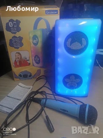 Bluetooth високоговорител Lexibook Stitch, BTP185DZLXB Микрофон, многоцветни , снимка 3 - Bluetooth тонколони - 55732617