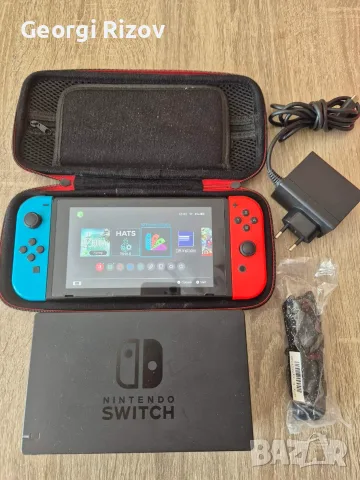 Nintendo Switch V2 Red/Blue Modded | 128GB |