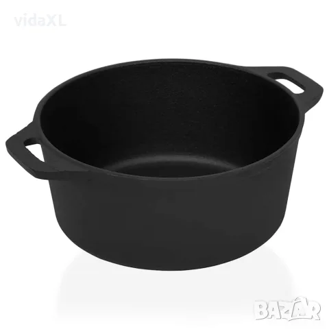 vidaXL Тенджера Ø26,5 см, чугун, снимка 5 - Съдове за готвене - 56146647