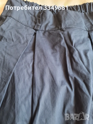 Синя памучна пола за лятото , снимка 2 - Поли - 53655733