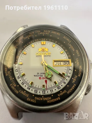 ORIENT World Time Automatic. , снимка 6 - Антикварни и старинни предмети - 55504122