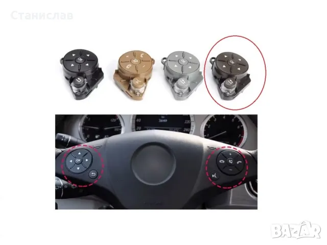 Mercedes E-Class W212 Pre-Face Капачета за волан с основа , снимка 3 - Части - 50218358