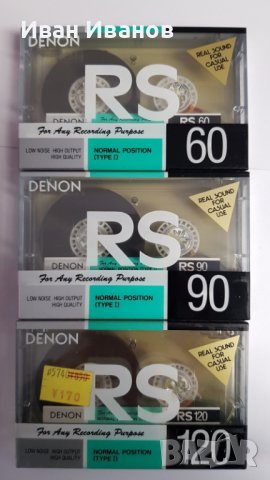 DENON RS аудиокасети японски