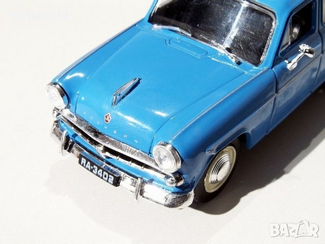 Москвич 407 1958 - мащаб 1:43 на DeAgostini моделът е нов в блистер, снимка 7 - Колекции - 44476520