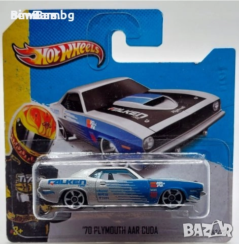 Колекционерска количка 2012 Hot Wheels 70 Plymouth AAR Cuda