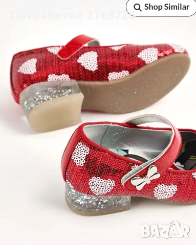 Нови обувки с Мини със СВЕТЕЩО ТОКЧЕ, внос от АНглия., снимка 3 - Детски обувки - 52214462