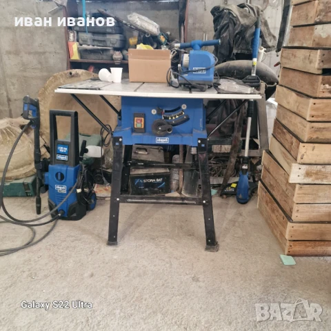 Стационарен циркуляр с удължена маса Scheppach, снимка 2 - Циркуляри - 51023033