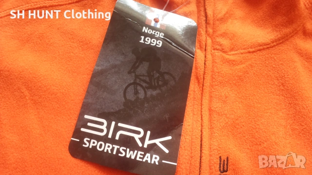 BIRK Chill Fleece Orange Polar размер XL за лов поларена блуза - 2241, снимка 6 - Екипировка - 53659480
