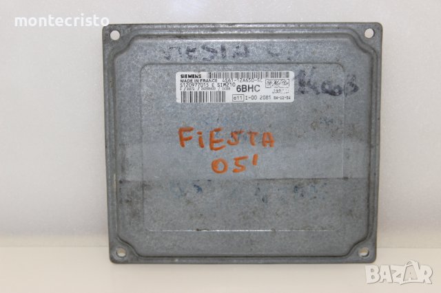 Моторен компютър Ford Fiesta MK6 (2002-2008г.) 4S61-12A650-SC / 4S6112A650SC / SIM210 / 6BHC, снимка 3 - Части - 41568203