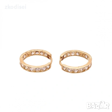 Златни обеци 2,21гр. 14кр. проба:585 модел:36956-5