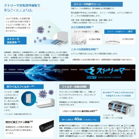 Японски Инверторен климатик DAIKIN S803ATAP-W модел 2023 година, снимка 9 - Климатици - 39525278
