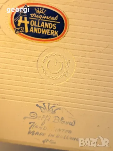 холандска декоративна керамична плочка Delft    4/4, снимка 2 - Декорация за дома - 49065024