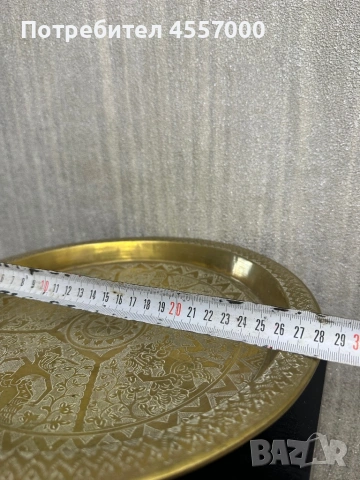 Уникален масивен месингов комплект за бюро – 5 кг, ръчна гравюра, снимка 2 - Антикварни и старинни предмети - 53111019