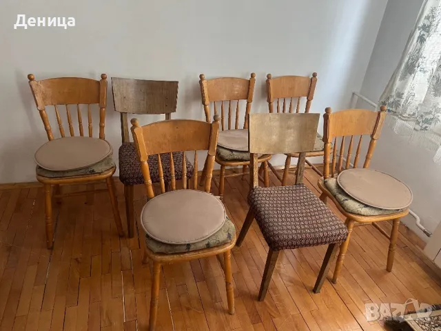 Дървени столове, снимка 1