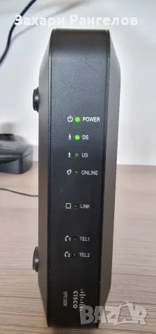 🌐 Кабелен модем Cisco EPC3208 EuroDOCSIS 3.0 – работещ