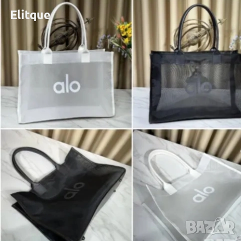 Чанти ALO – Sheer Tote Bag ↔️ 45 см ↕️ 30 см, снимка 2 - Чанти - 53516764