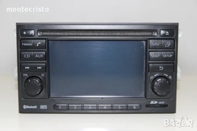 Навигация CD AUX Radio MP3 Bluetooth Nissan Qashqai J10 (2010-2014г.) 25915BH20C / 7612830092, снимка 1