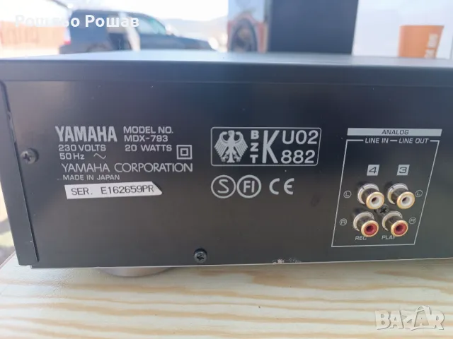 YAMAHA minidisc recorder MDX-793, снимка 6 - Ресийвъри, усилватели, смесителни пултове - 49427857