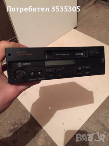 Радиокасетофон за Фолксваген  VW Beta 3 CC M158, снимка 3 - Аксесоари и консумативи - 40628408