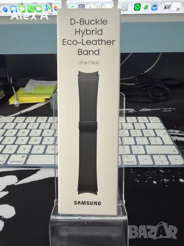 D-Buckle Hybrid Eco-Leather Каишка За Samsung Black